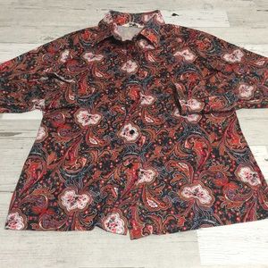 Vtg Retro 60s 70s Sears Blouse